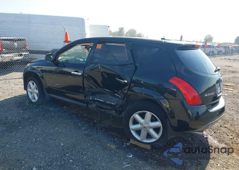 2005 Nissan Murano Se z USA, uszkodzony, nr VIN JN8AZ08TX5W319553